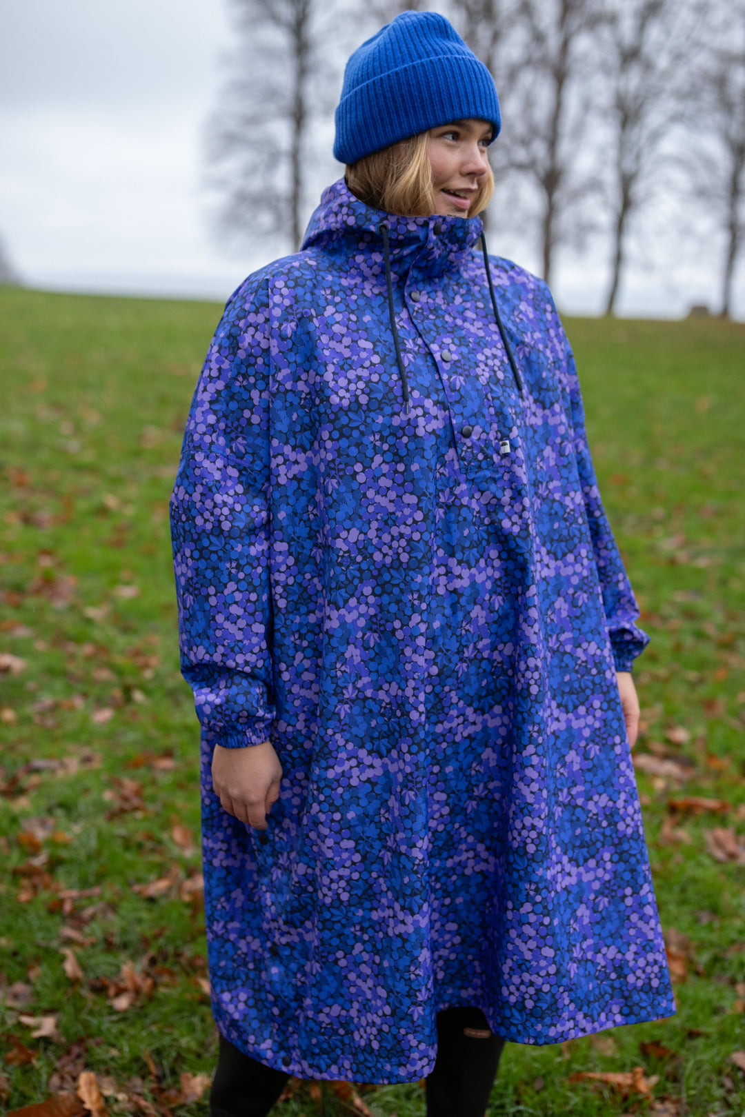 Danefæ København Danedream Navy Drops Rain Poncho