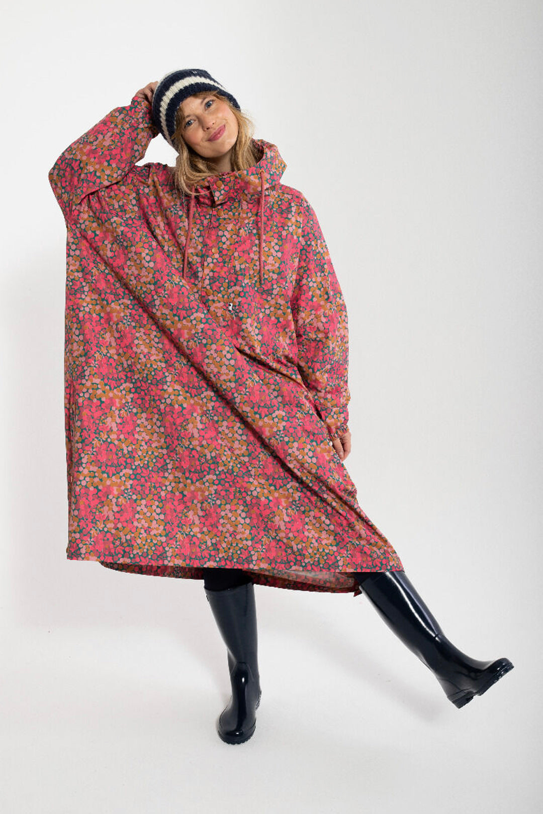 Danefæ København Danedream Pink Drops Rain Poncho