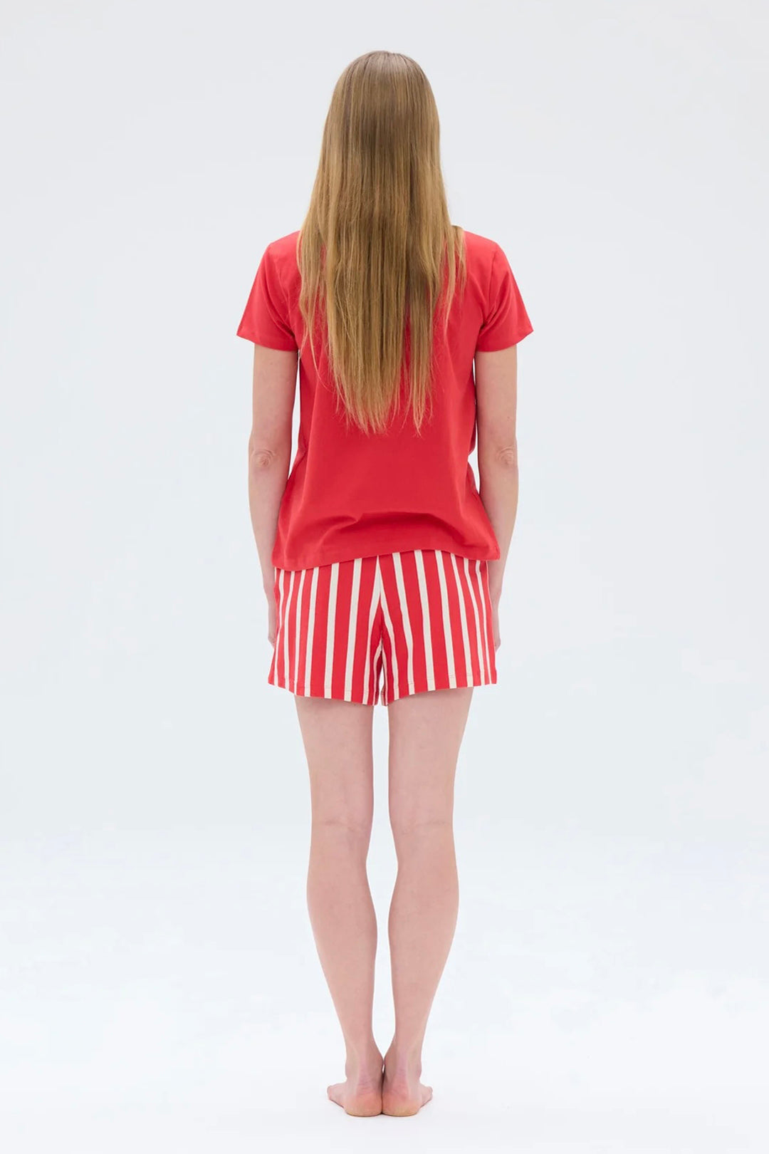 Ratia Veni Short Pajamas Red