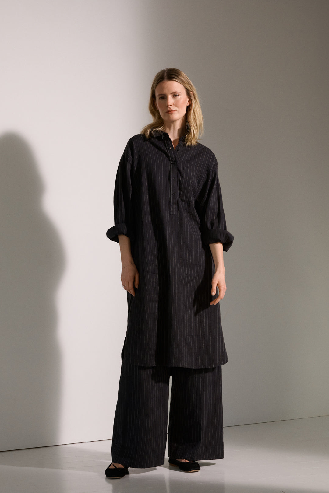 Moshi Moshi Mind Relieve Shirtdress Stripes