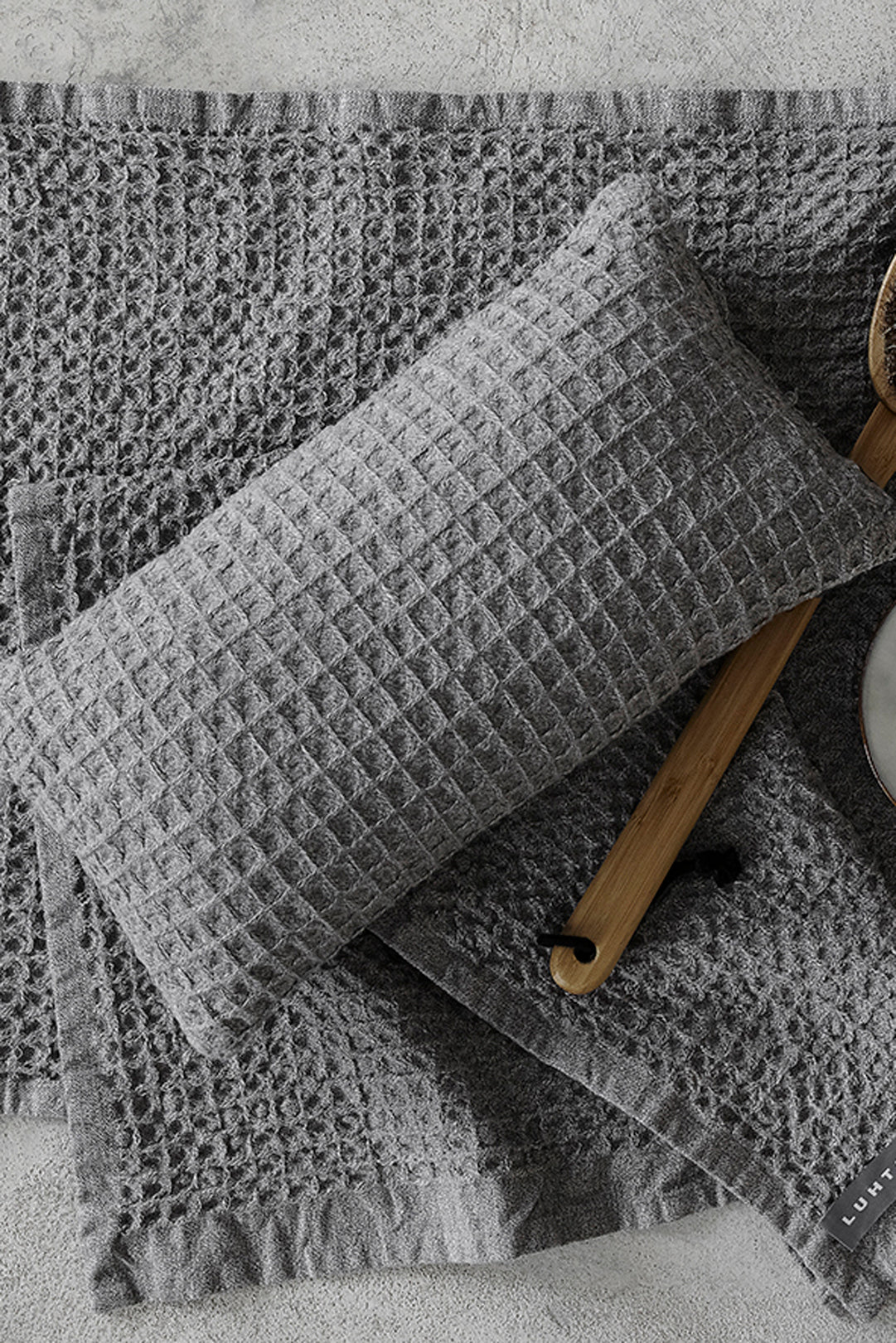 Luhta Linen Sauna Bench Cover Grey