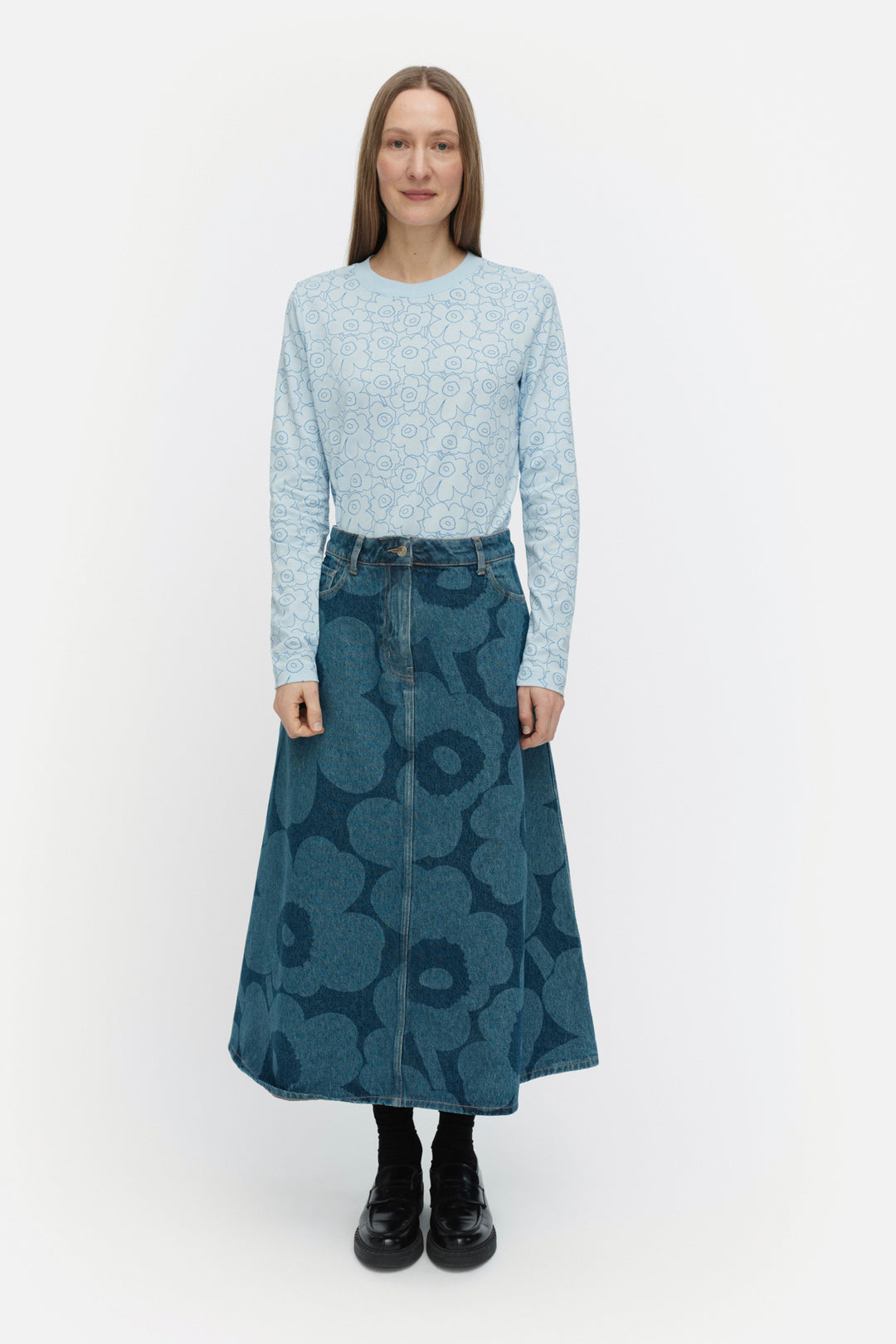 Marimekko Sekunti Piirto Unikko Shirt