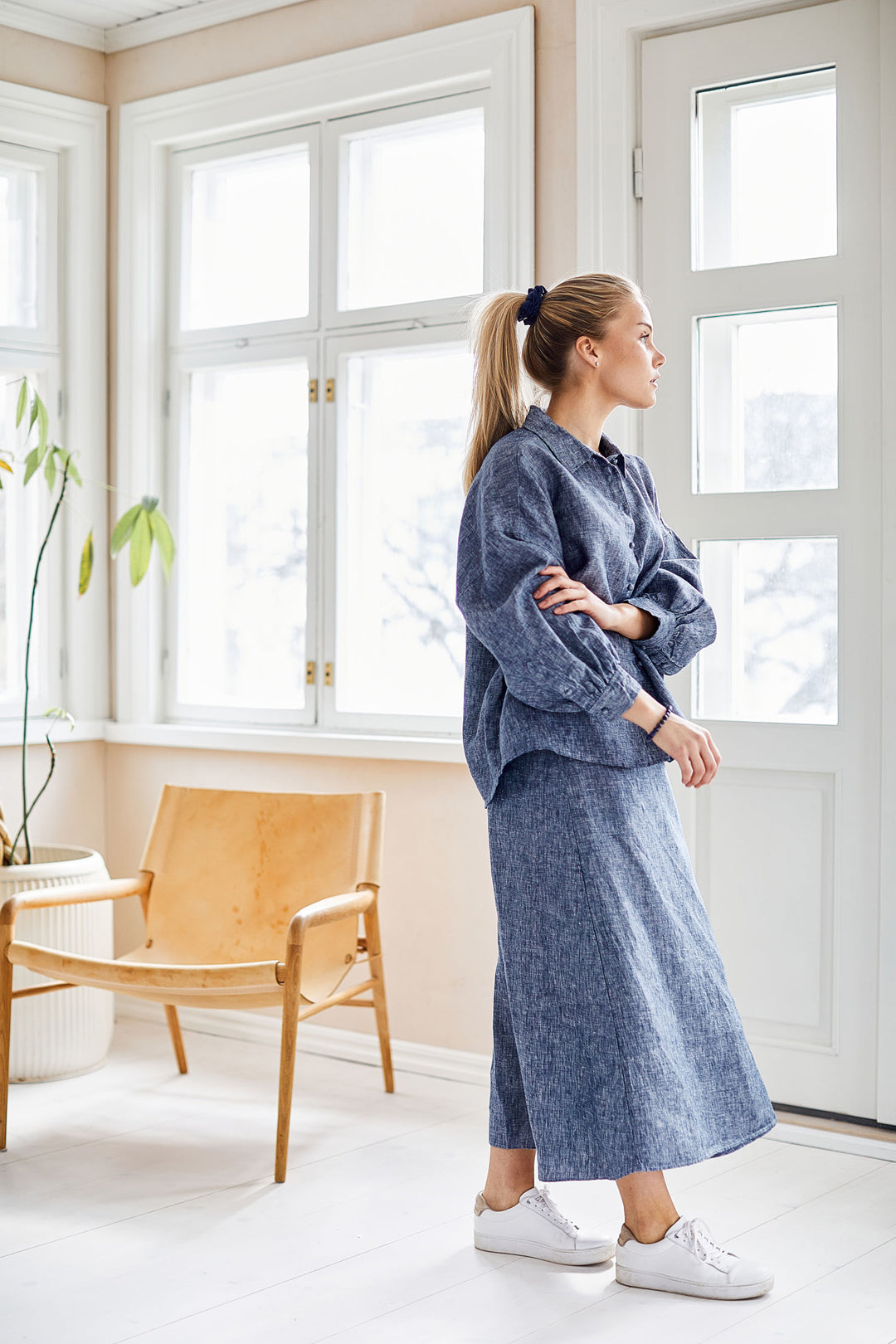 Piironki Helsinki Linen Senja Skirt