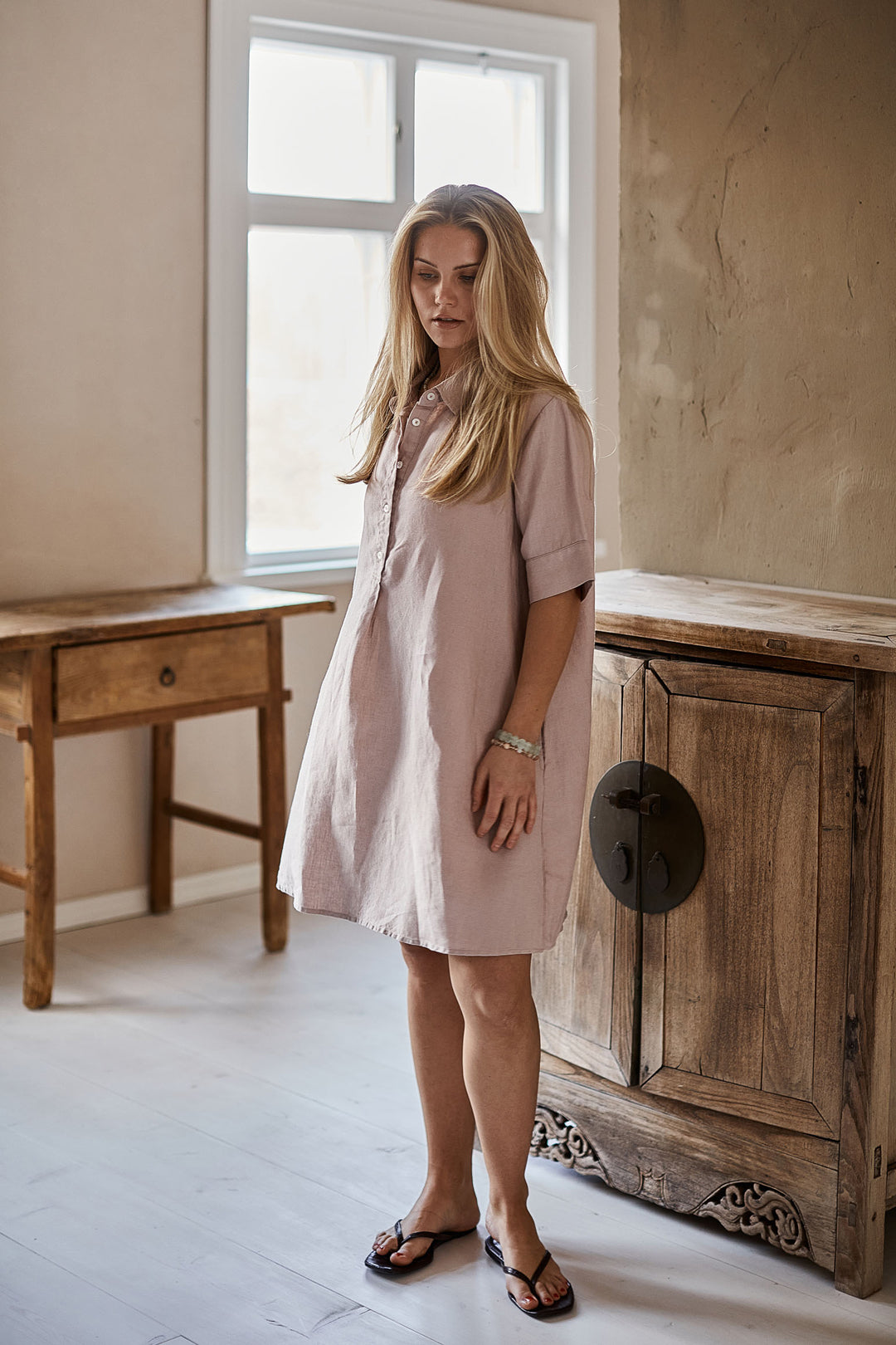 Piironki Helsinki Linen Rose Vilma Dress