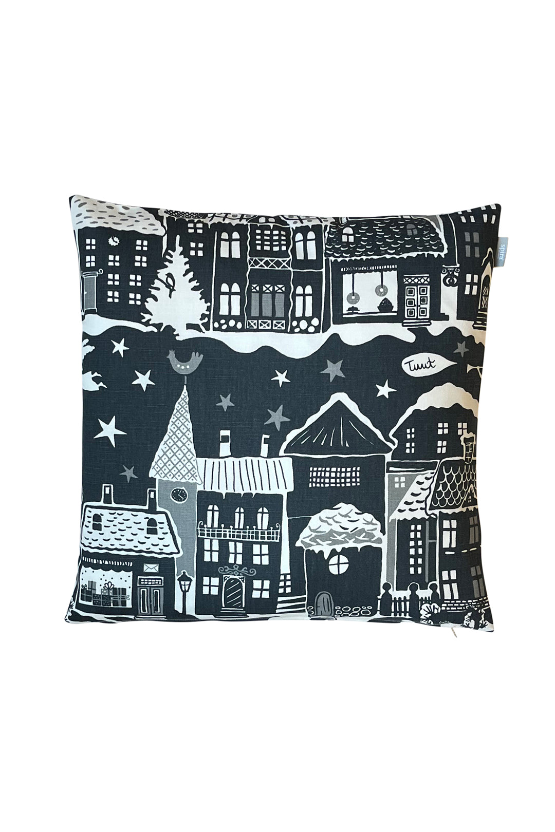 Spira of Sweden Staden Dark Blue Cushion Cover