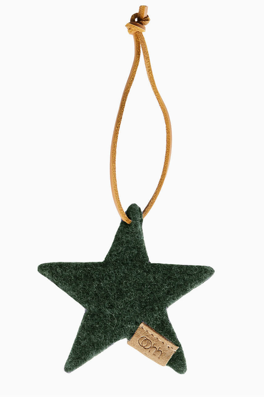 Lübech Living Star Felt Ornament Green