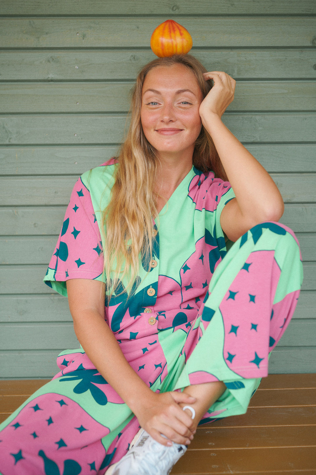Mainio Giant Strawberry Jumpsuit