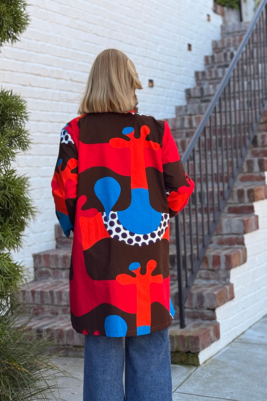 Upcycled A-line Jacket size M/L