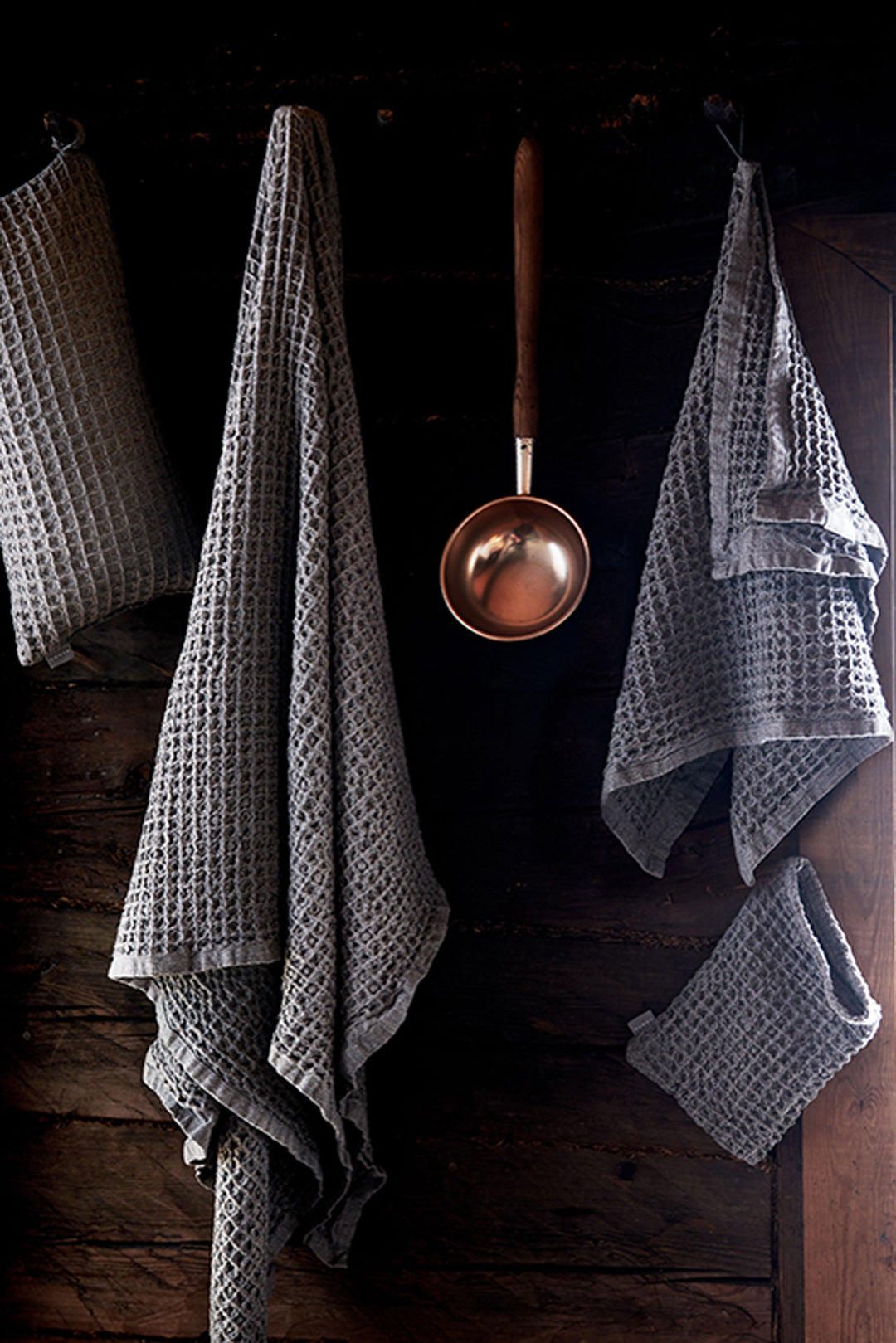 Luhta Linen Sauna Bench Cover Grey