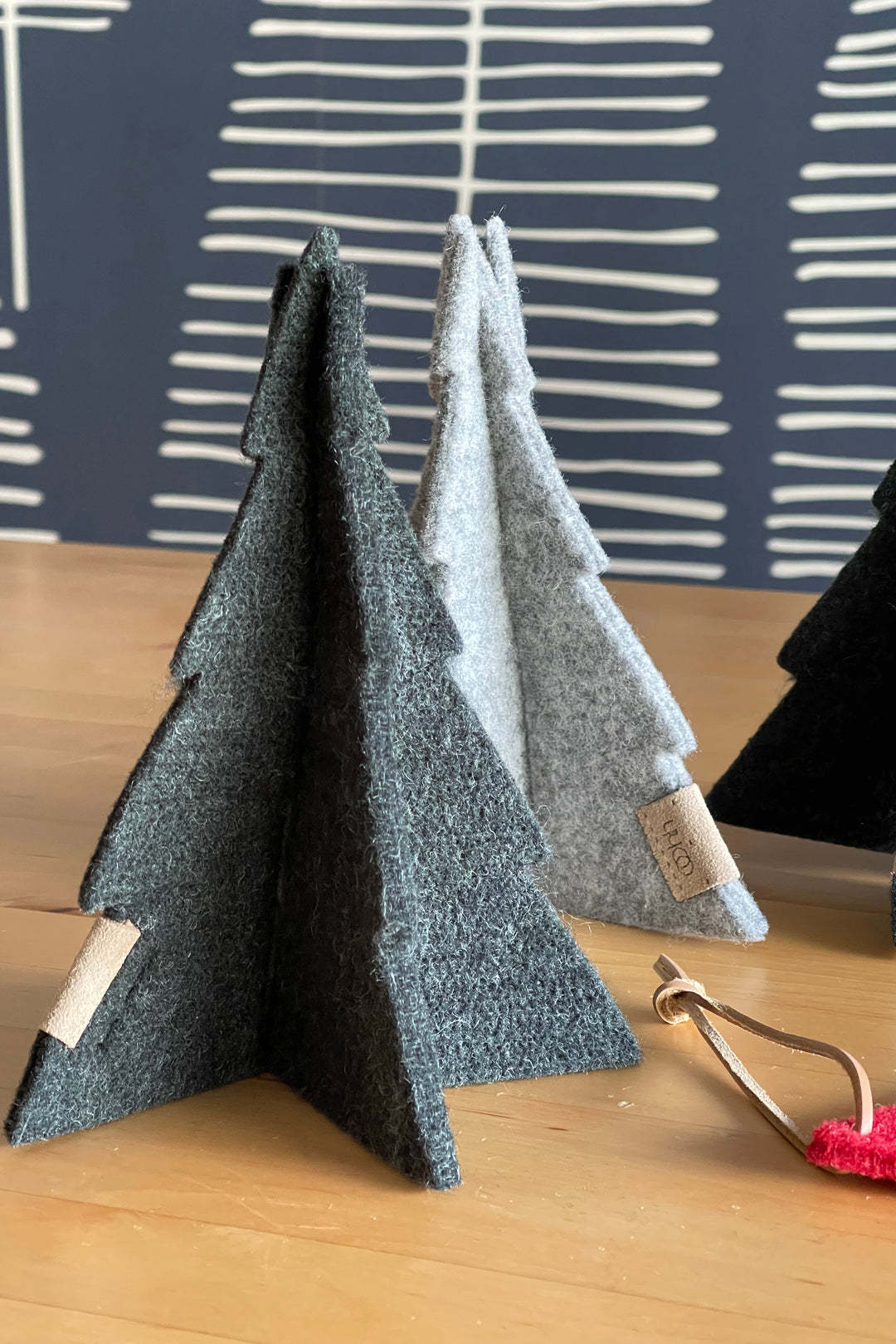 Lübech Living Felt Xmas Tree Green