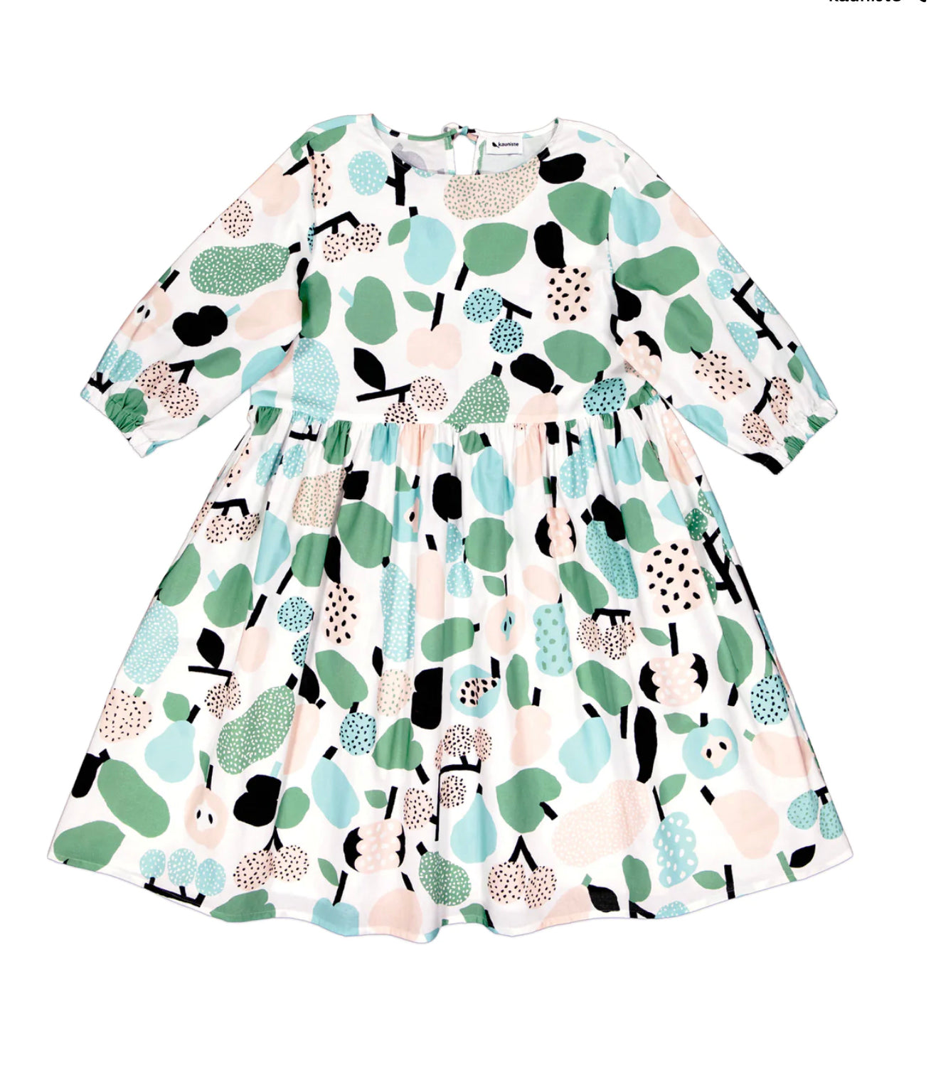 Kauniste Finland Roosa Tuttifrutti Green Dress