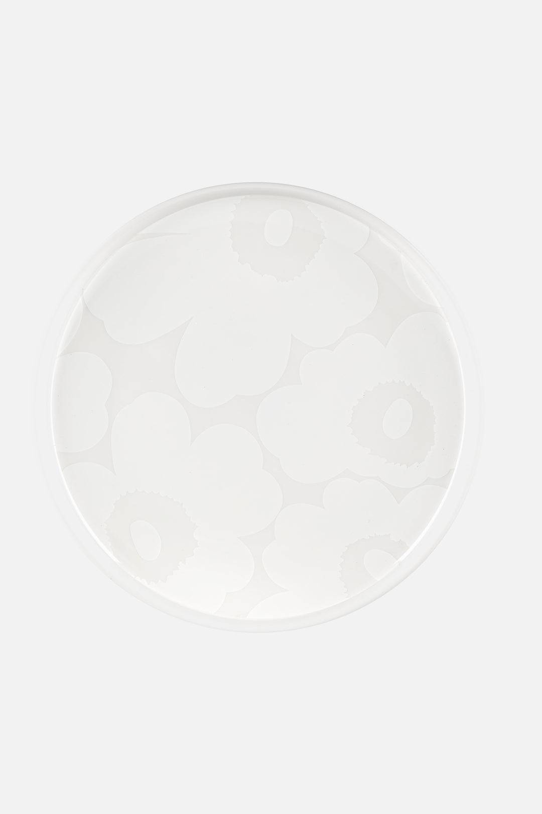 Marimekko Oiva Unikko Plate White