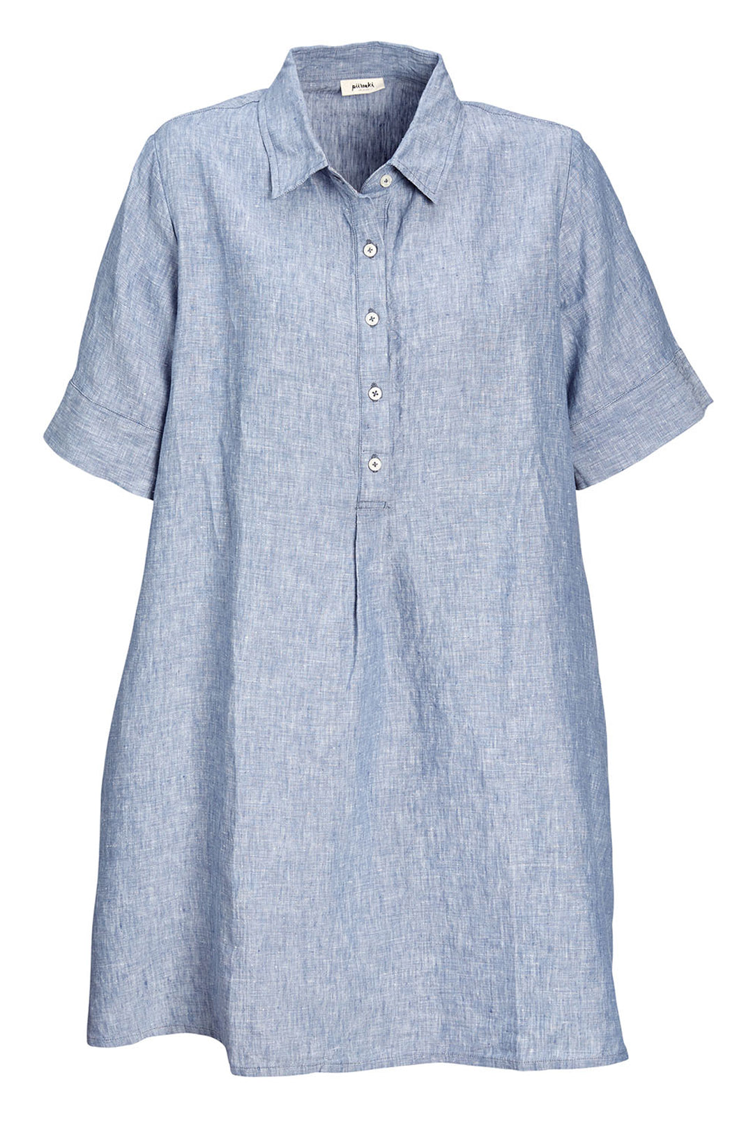 Piironki Helsinki Linen Blue Vilma Dress
