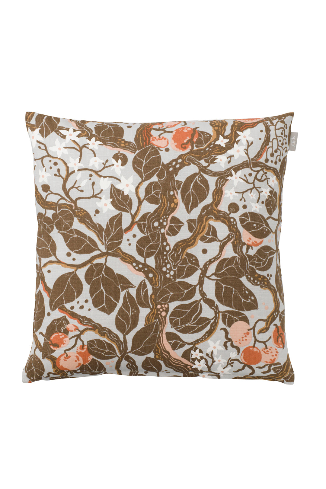 Spira of Sweden Vindla Brown Pillow Cover