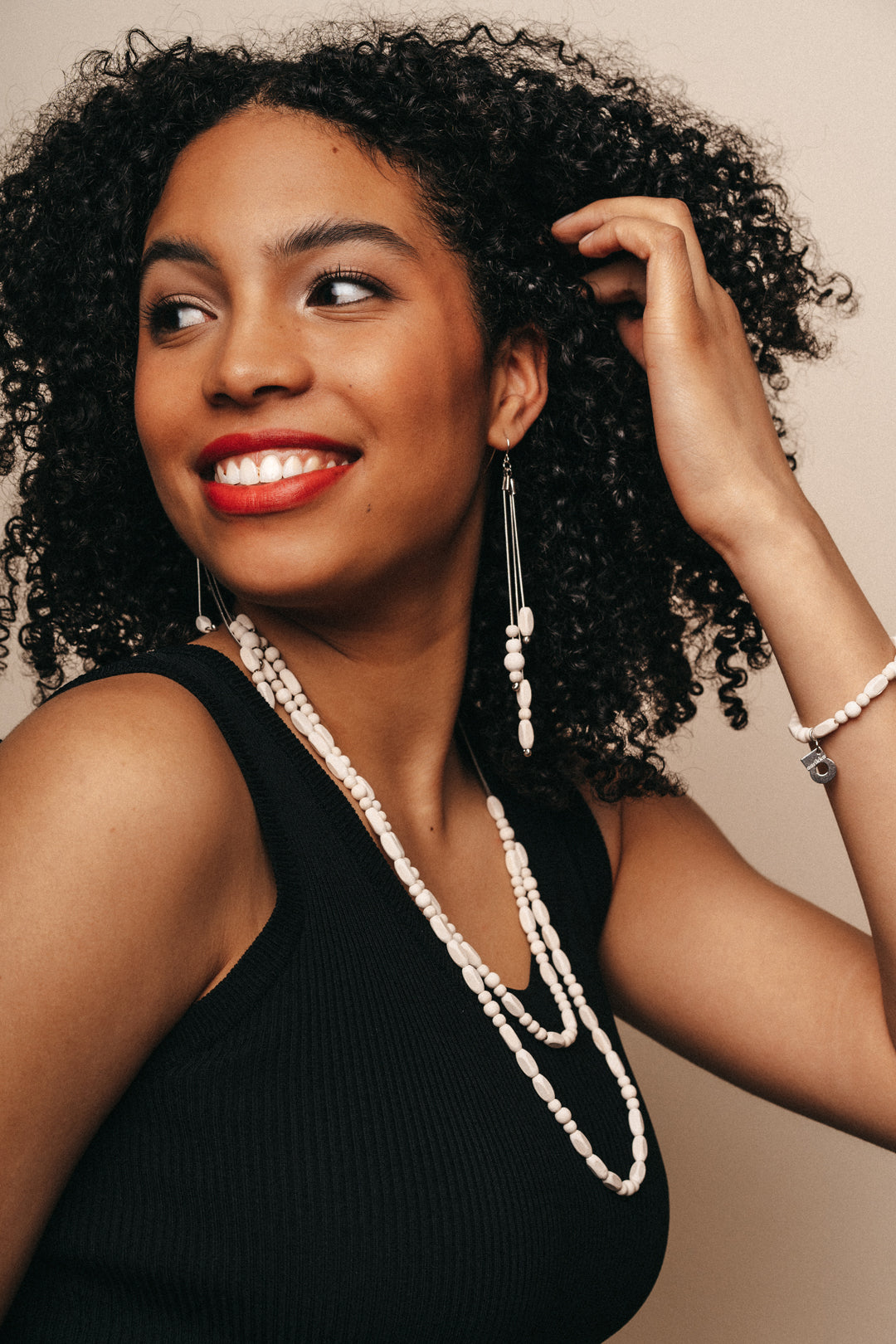 Aarikka Vilma Ecru Necklace