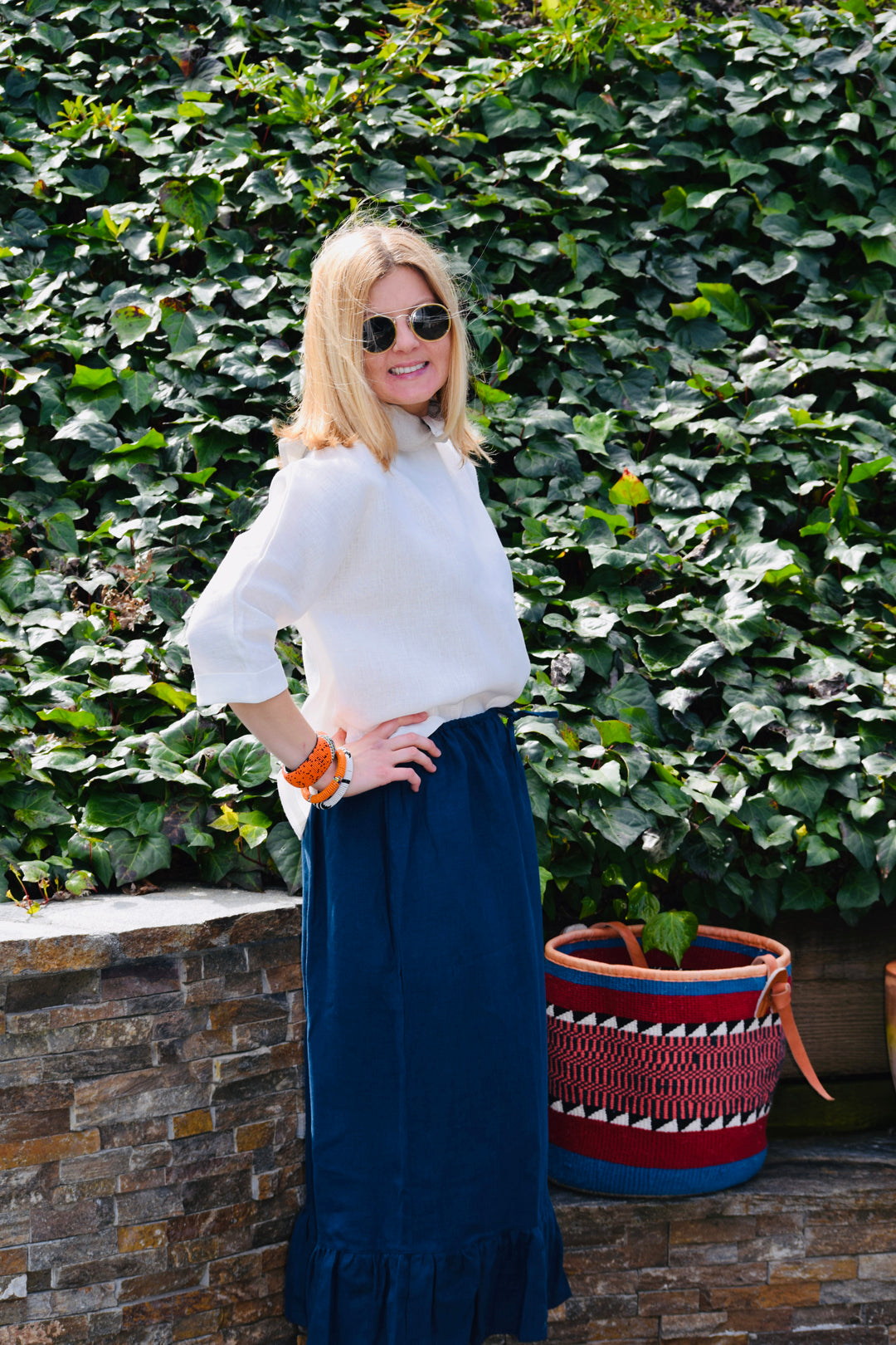 Linen Oversized Linen Top