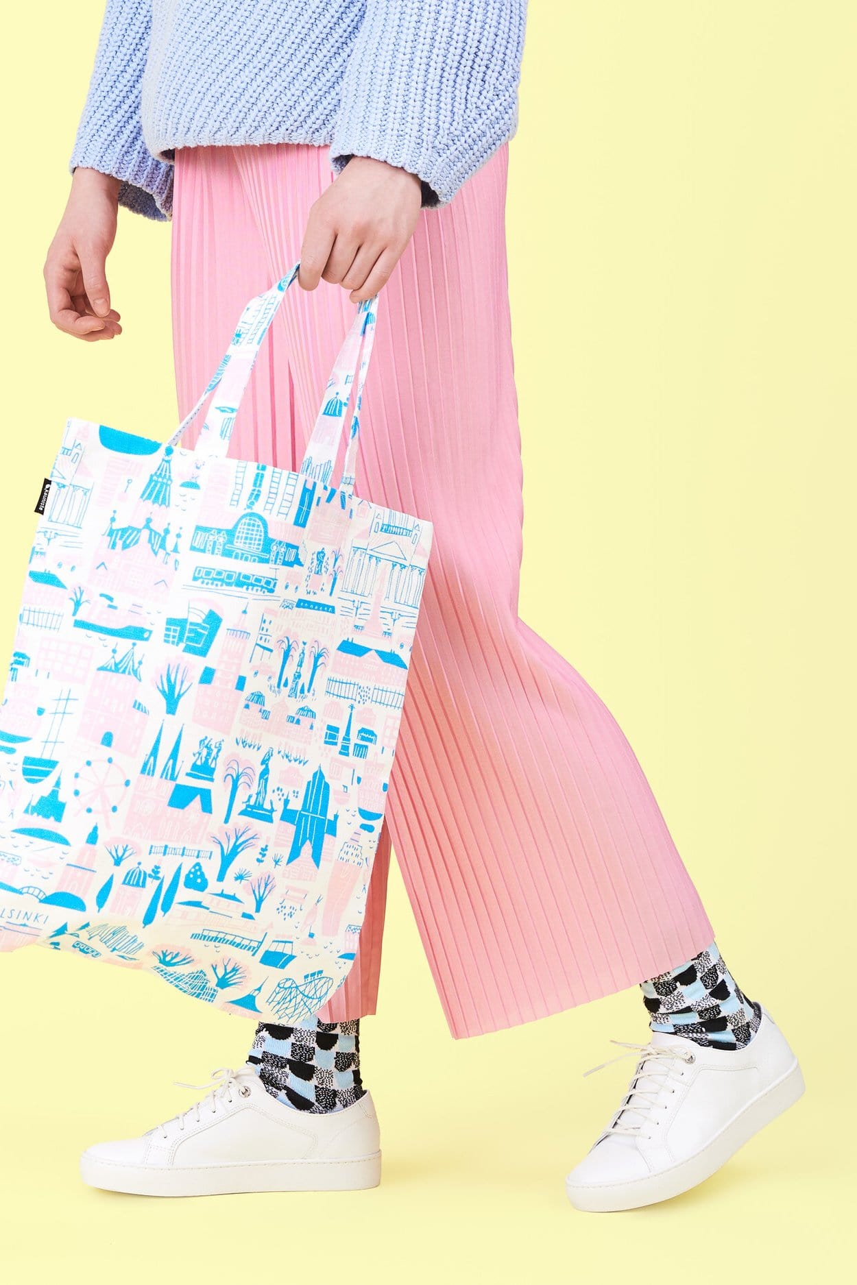 Kauniste Finland Sokeri Blue Socks - Nordic Labels