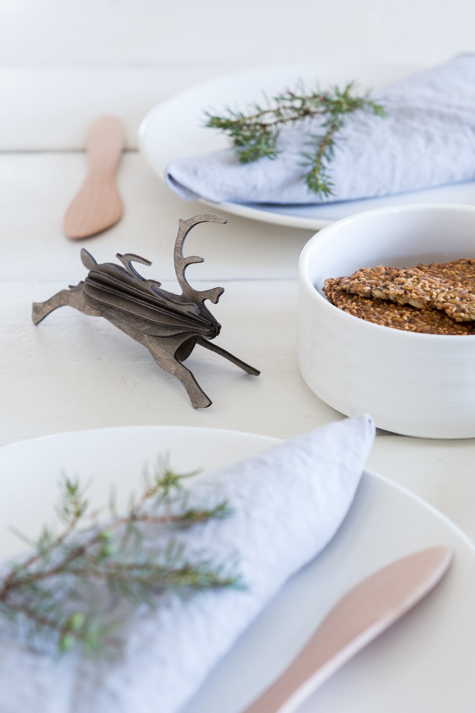 Lovi Reindeer 12cm Grey