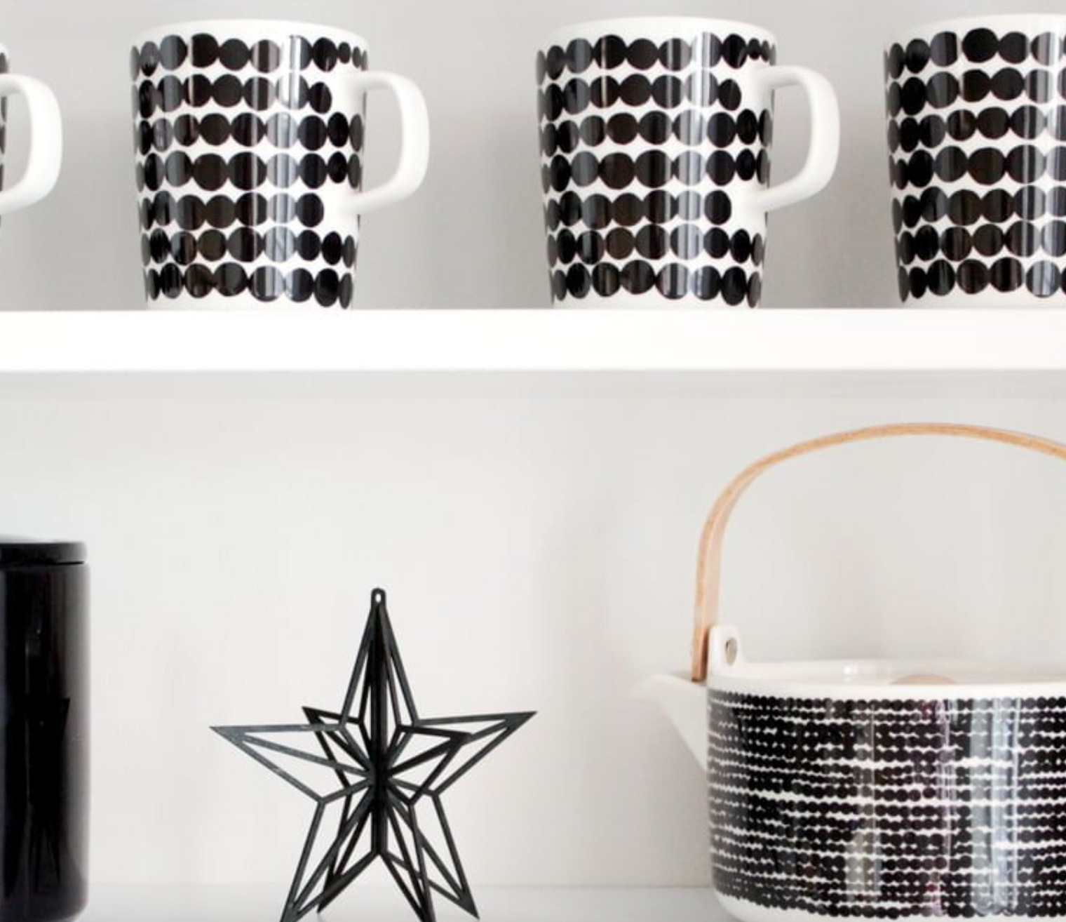 Valona Black Large Star