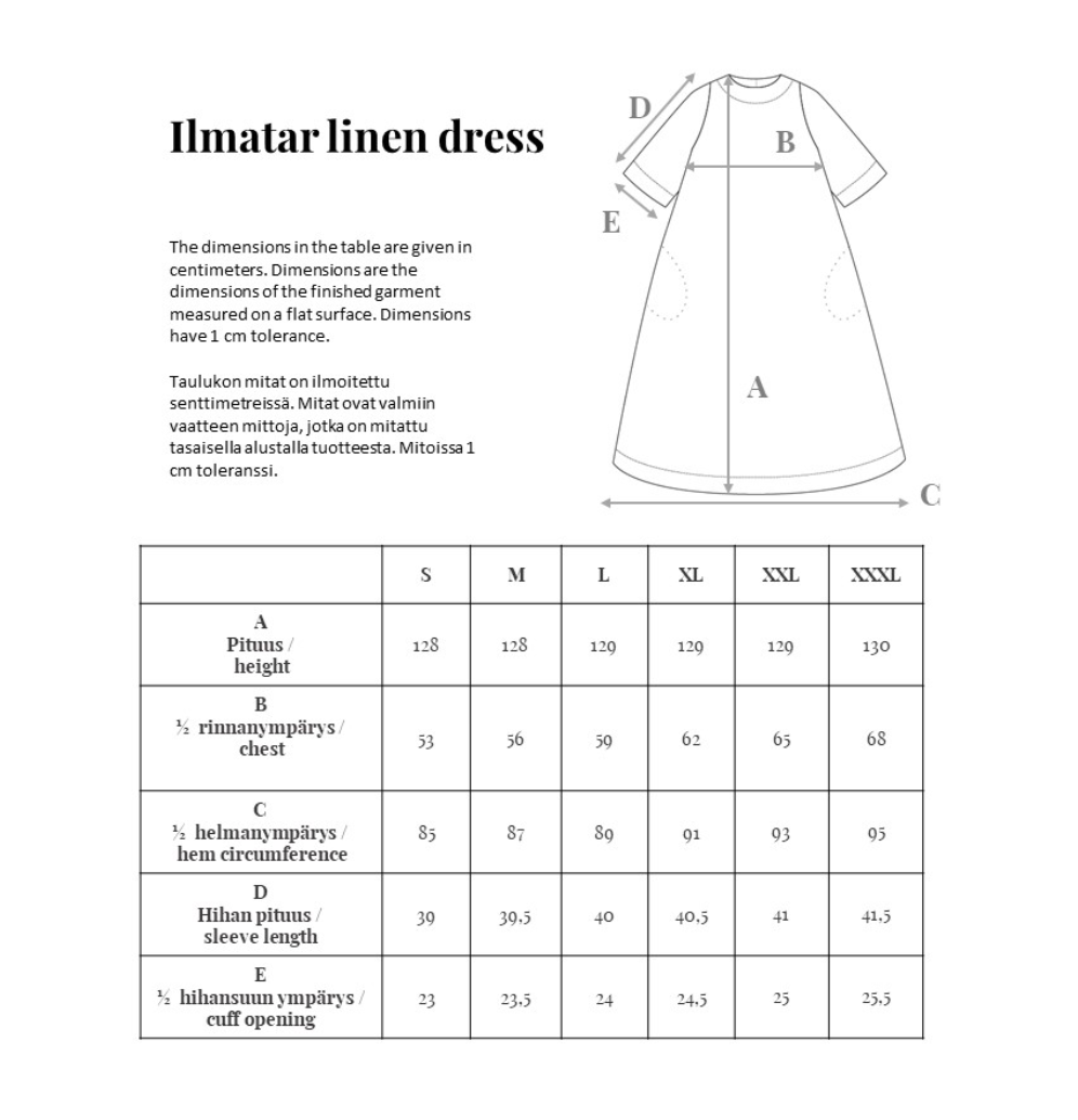 Ratia x Samu-Jussi Linen Ilmatar Kaiho Dress