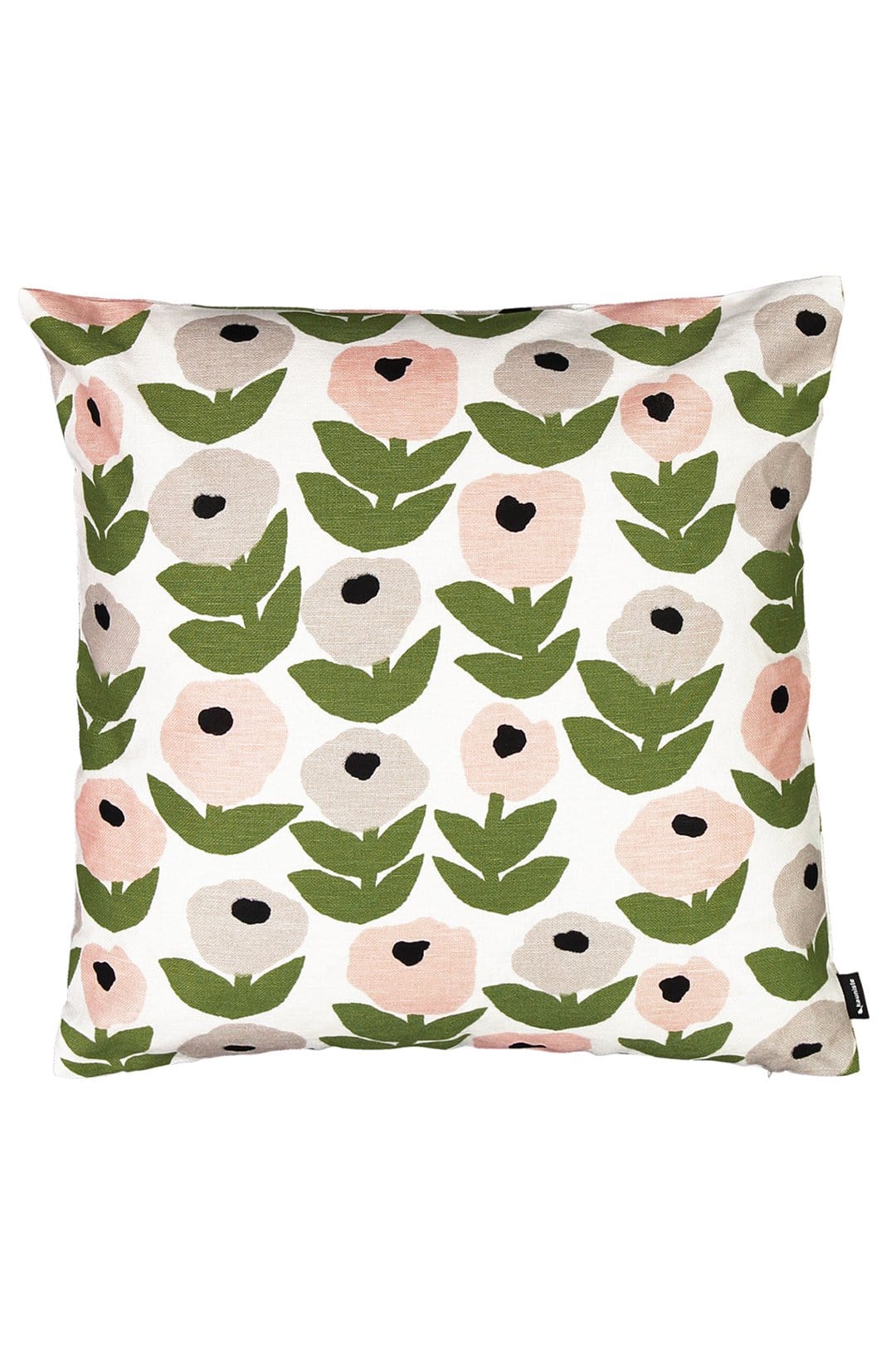 Kauniste Finland Flora Grey Pillow Cover 20"x 20"