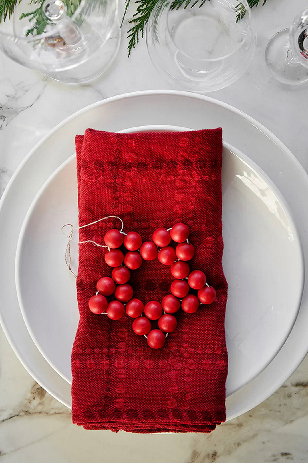 Aarikka Helmi Towel Red