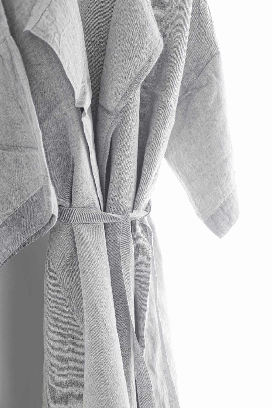 Lapuan Kankurit Kaste Linen Bathrobe Grey