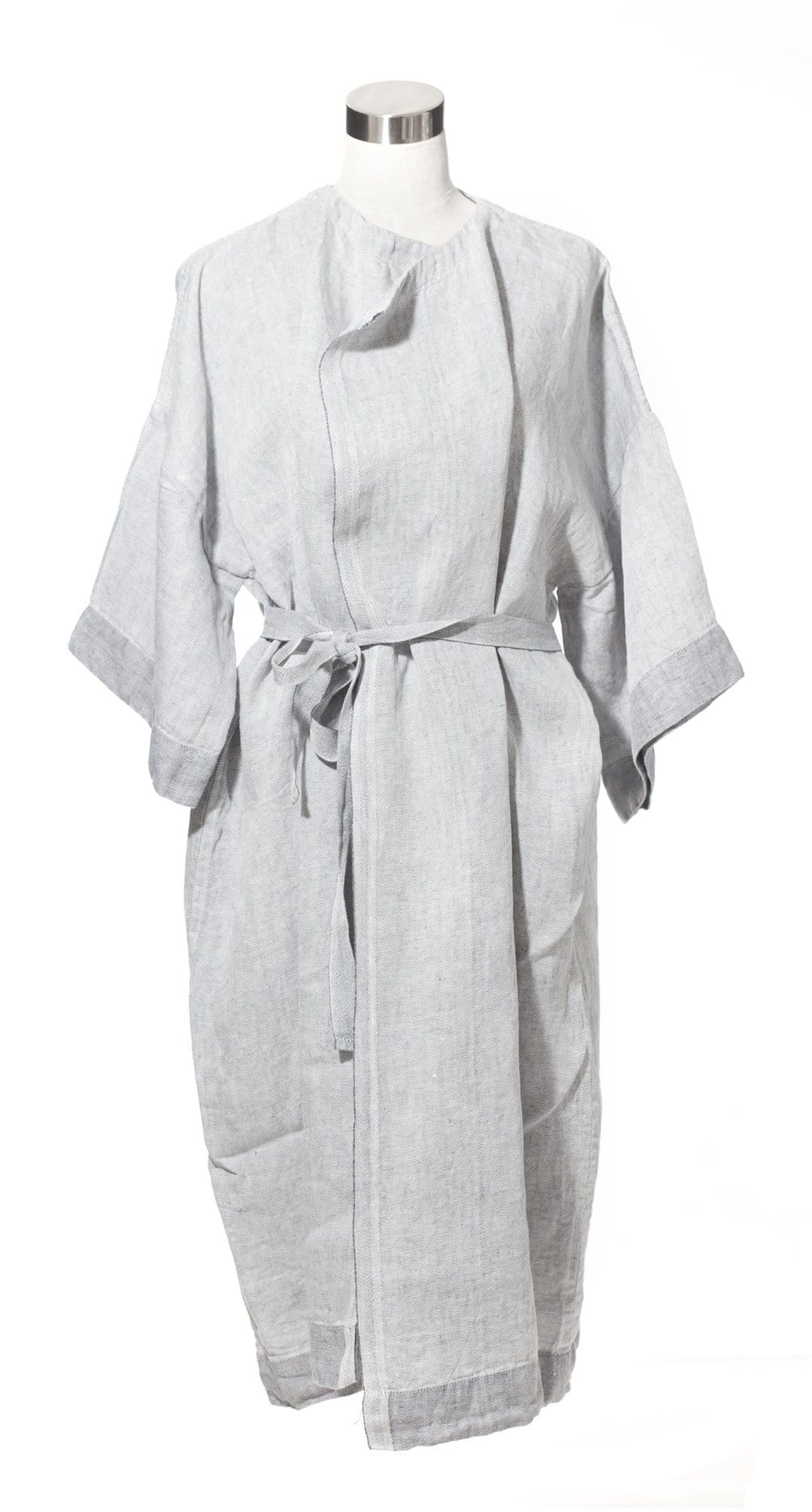Lapuan Kankurit Kaste Linen Bathrobe Grey