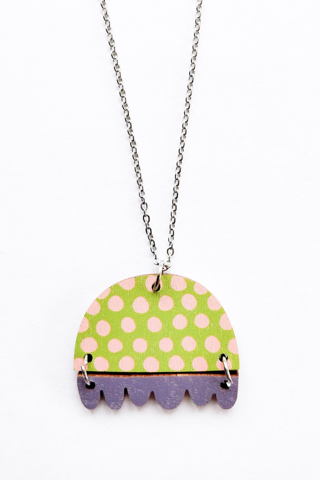 Törmi Design Kissankello Necklace Lime/Lilac