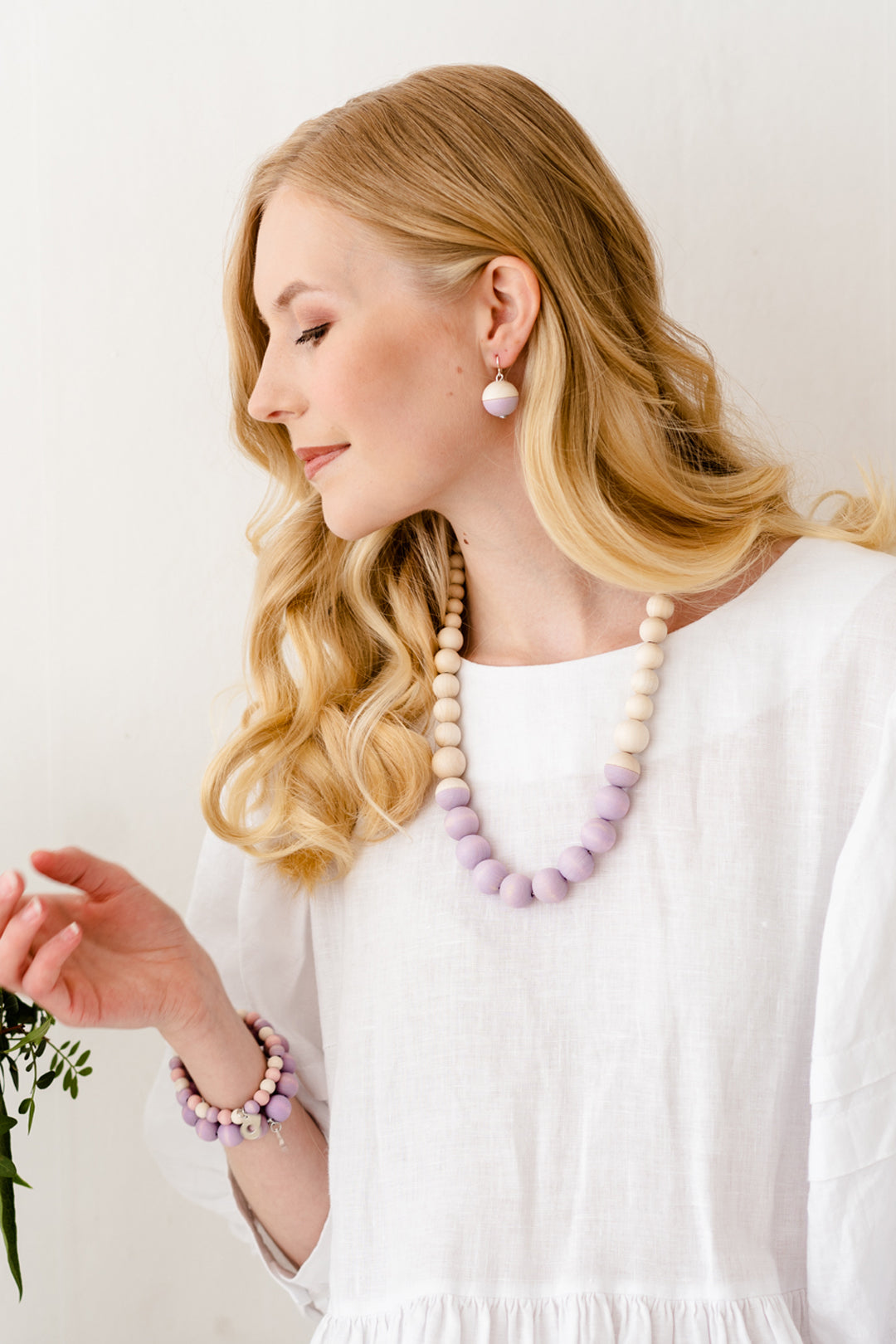 Aarikka Leila Lilac Earrings