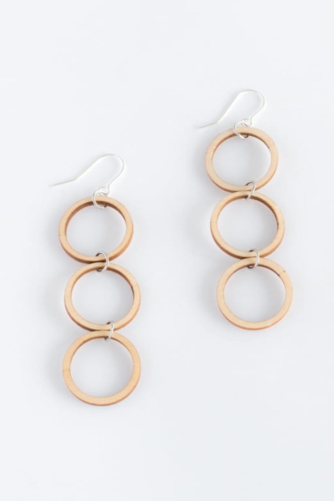 Valona Luna 3 Earrings Wood