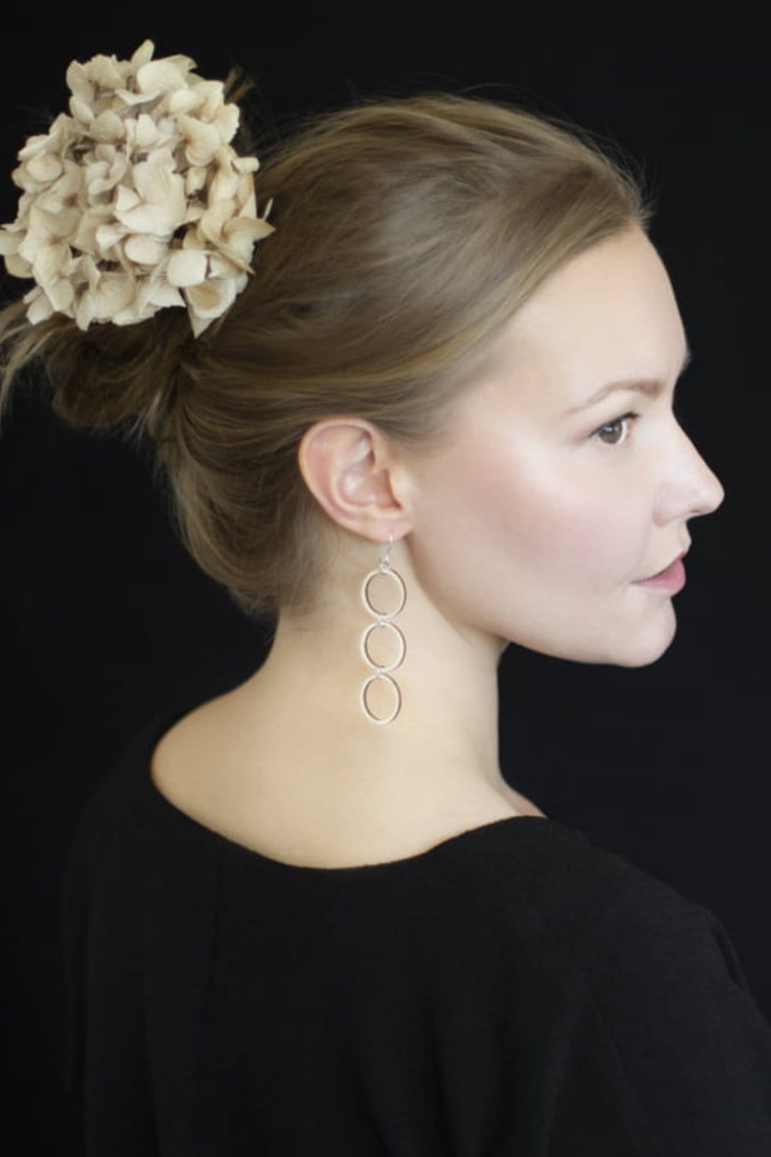 Valona Luna 3 Earrings Wood