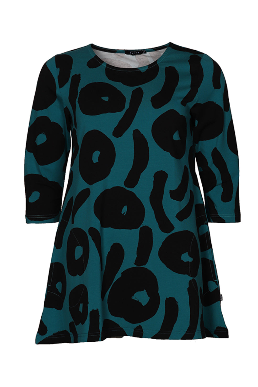 Ratia Pisara Nuppunen Petrol Tunic