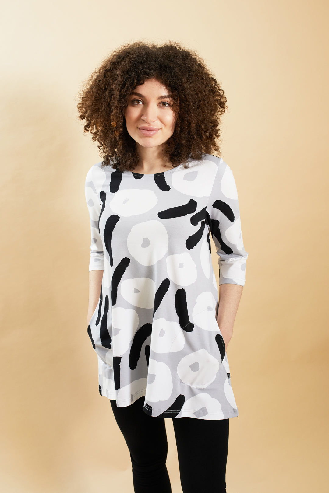 Ratia Pisara Nuppunen Grey Tunic