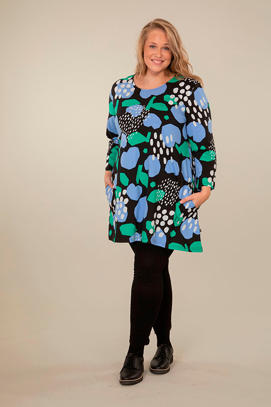 Ratia Pisara Onni Blue Tunic