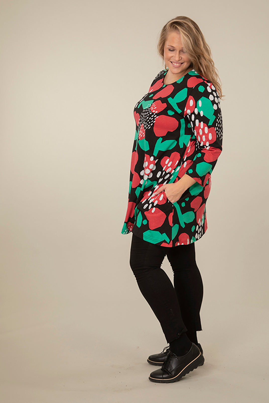 Ratia Pisara Onni Red Tunic