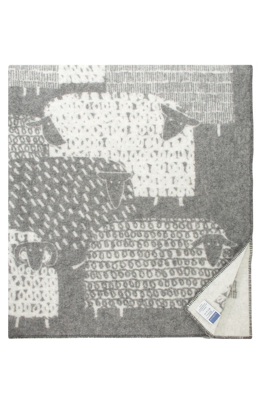 Lapuan Kankurit Päkäpäät Grey Wool Blanket - Nordic Labels