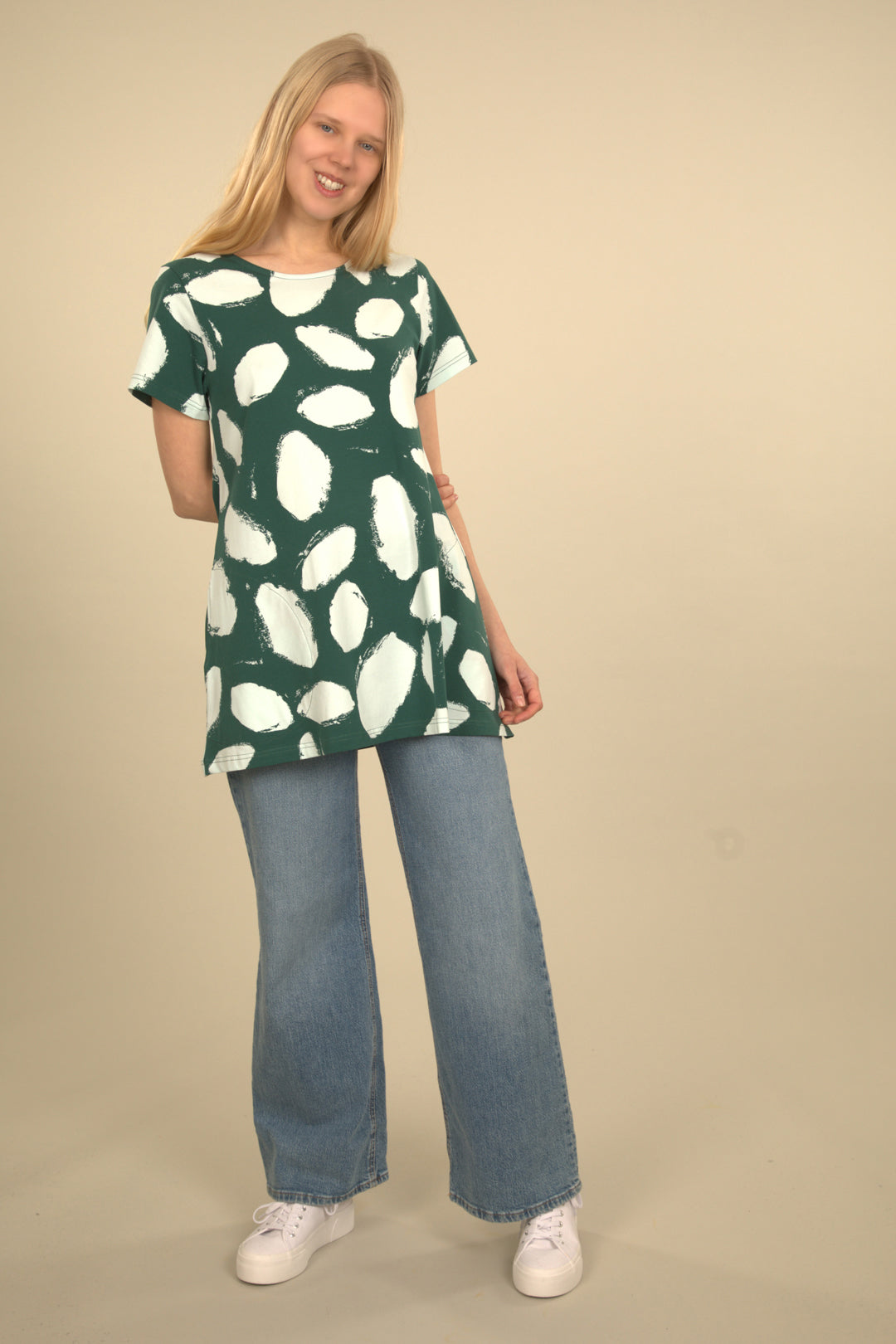 Ratia Pouta Papu Green Tunic