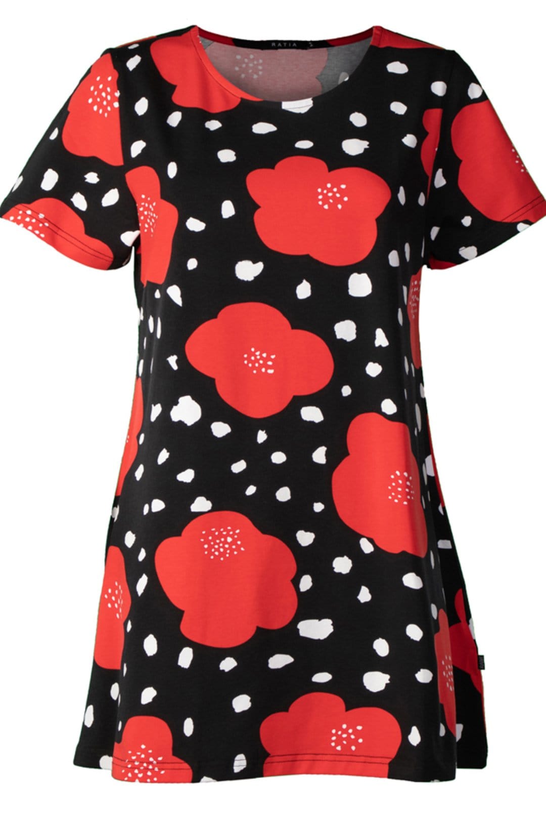 Ratia Poppyland Pouta Tunic Red