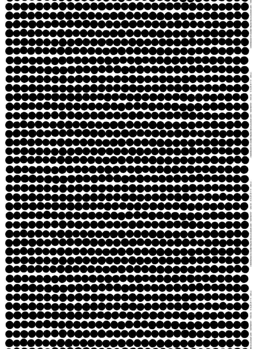 Marimekko Räsymatto Black Fabric