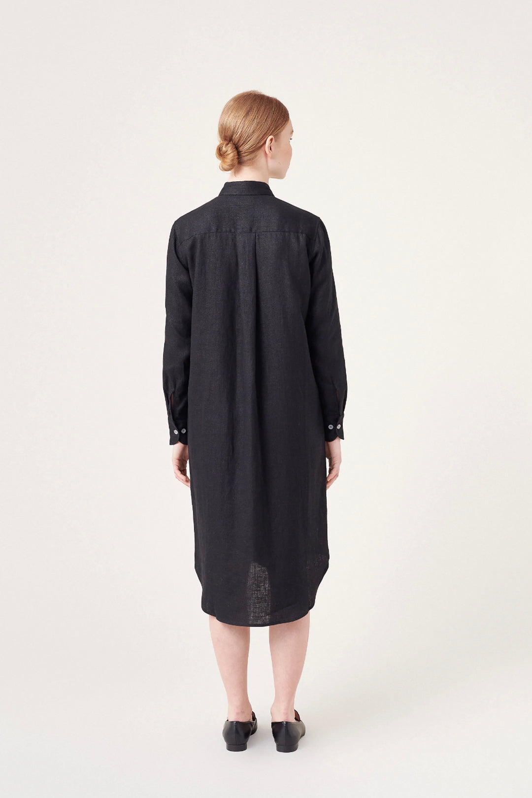 Archetype Shirt Dress Black