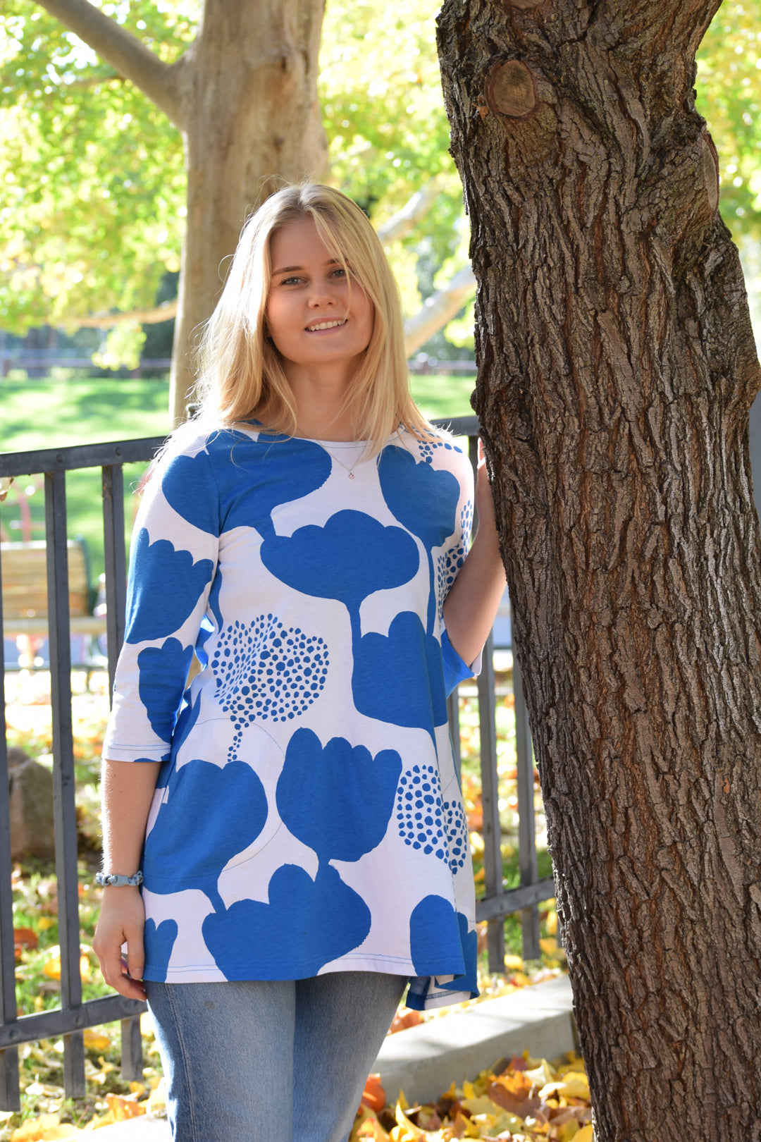 Ratia Pisara Ulpukka Blue Tunic