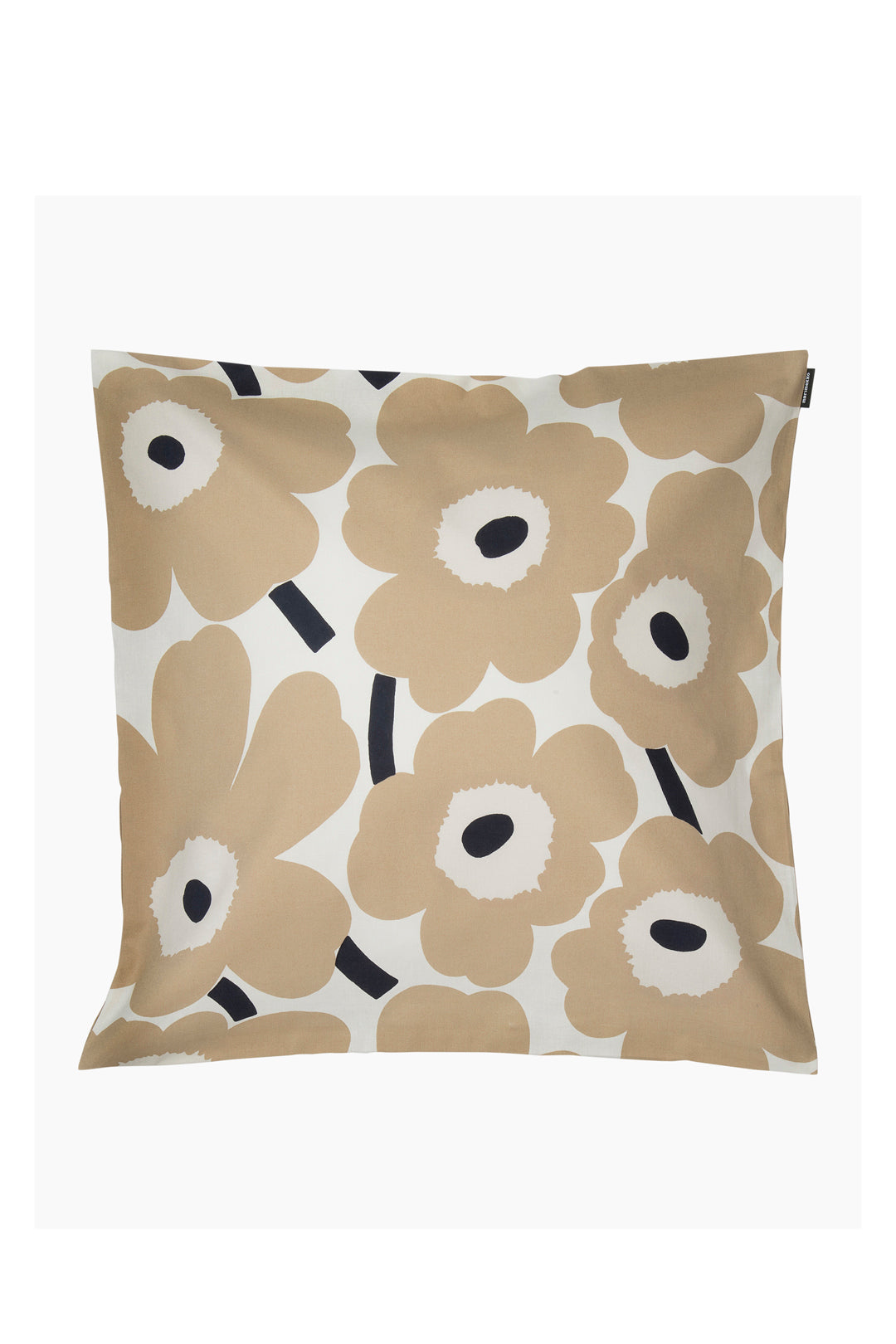 Marimekko Pieni Unikko Cushion Cover Beige/Dark Blue