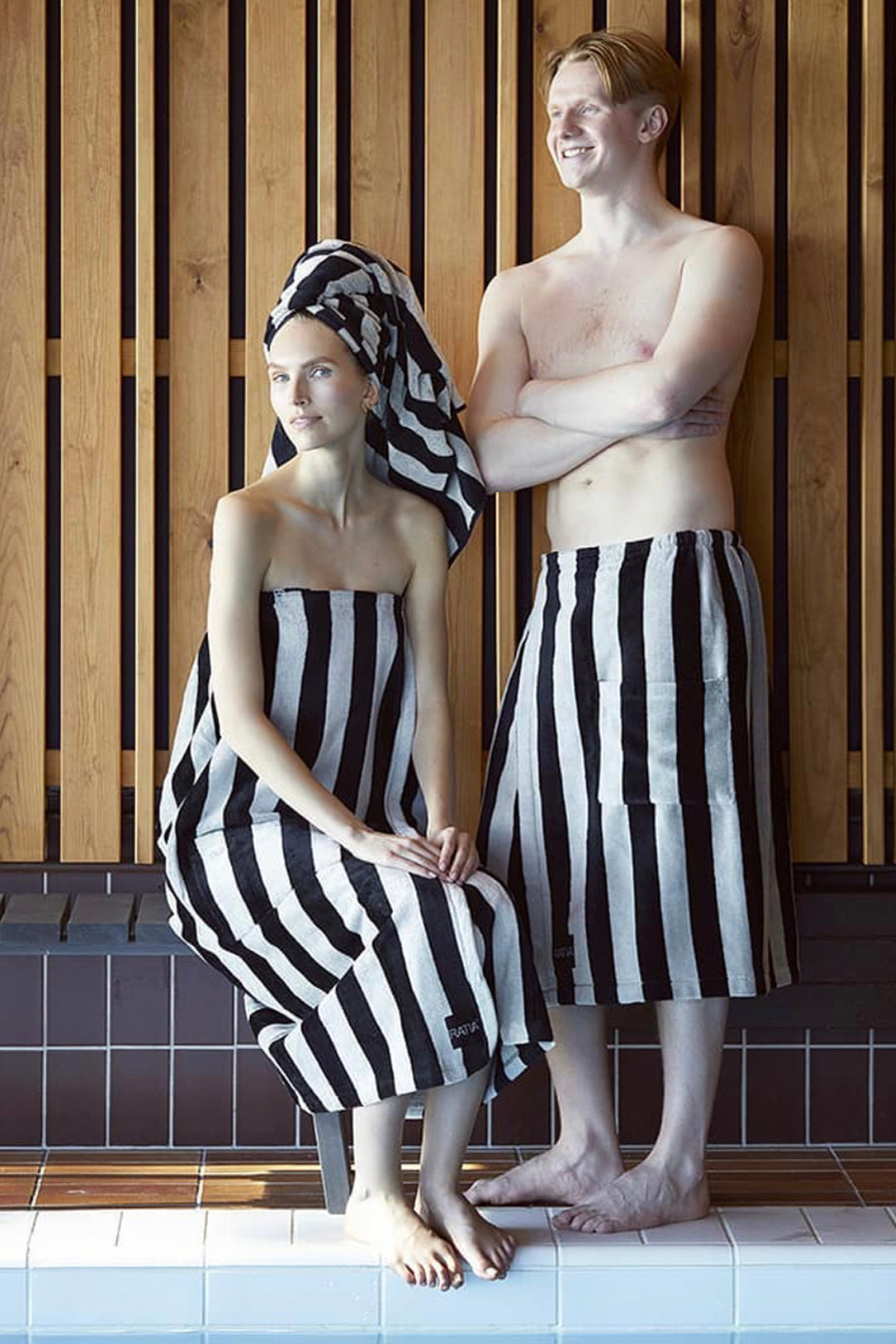 Ratia Men's Bath Velour Wrap