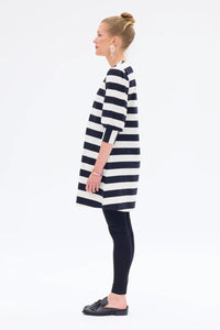 Ratia Fontana Black/White Stripe Tunic