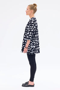 Ratia Pisara Block Tunic Black/White