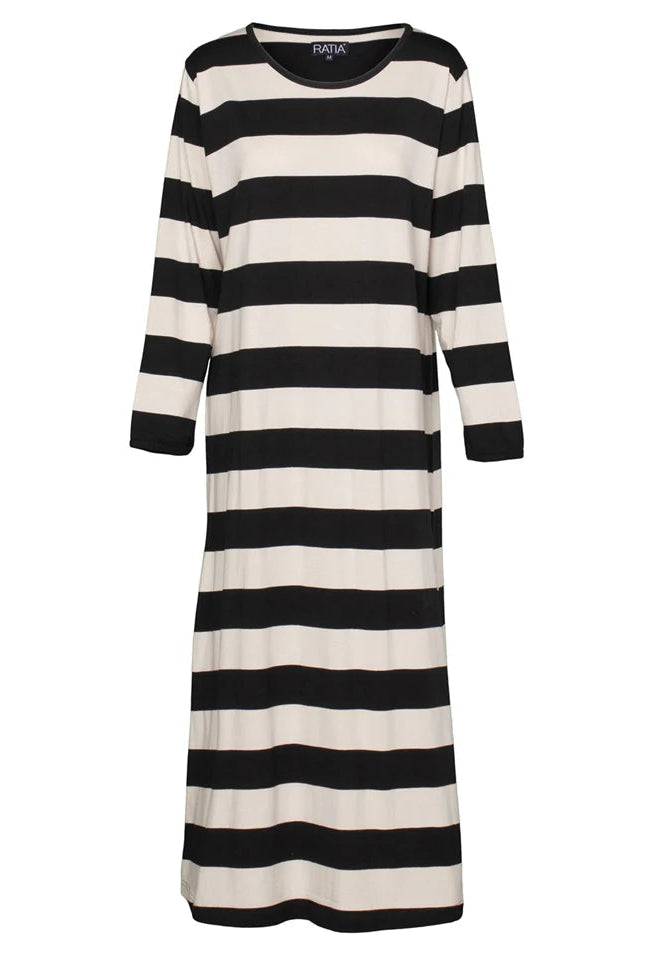 Ratia Fanni Stripe Black/Sand