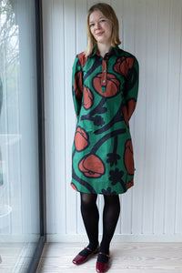 Danefæ København Danecarnation Big Poppy Poplin Dress