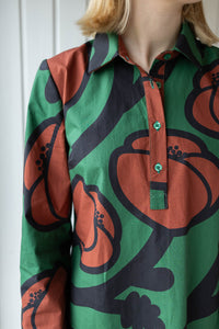 Danefæ København Danecarnation Big Poppy Poplin Dress