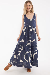 Danefæ København Danair Trops Navy/Chalk Dress